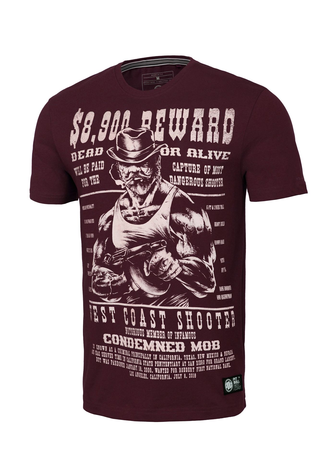 Garment Washed Reward Burgundy